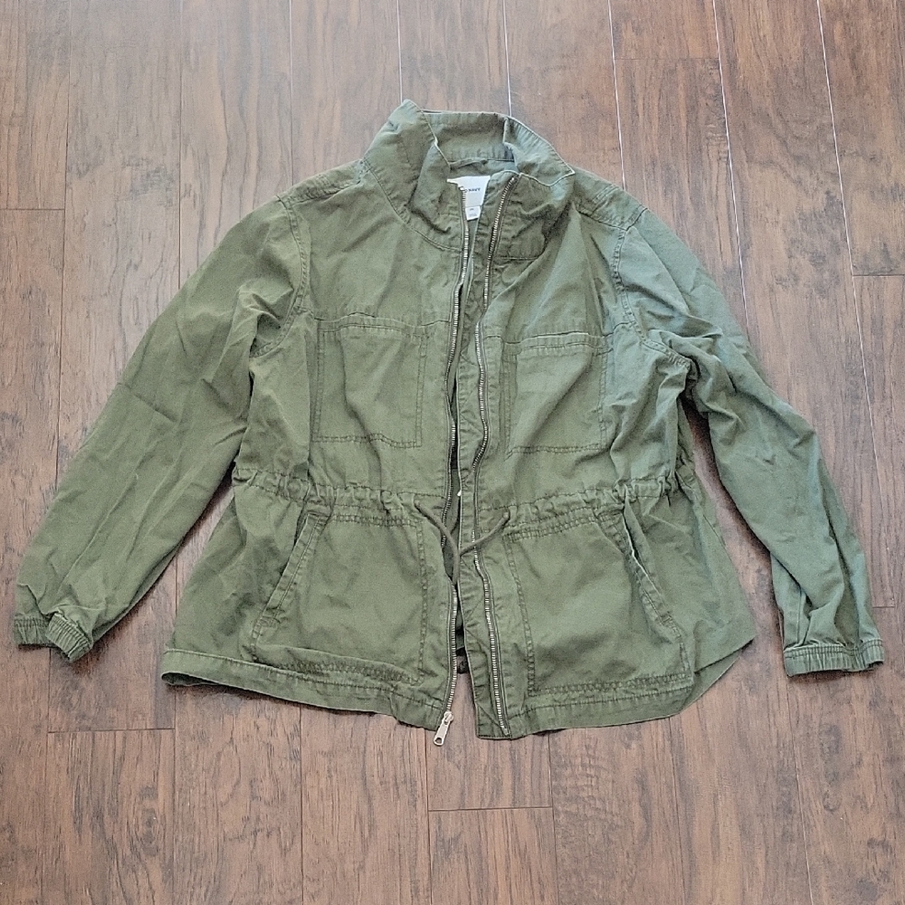 Old Navy Olive Green Jacket with Zip
